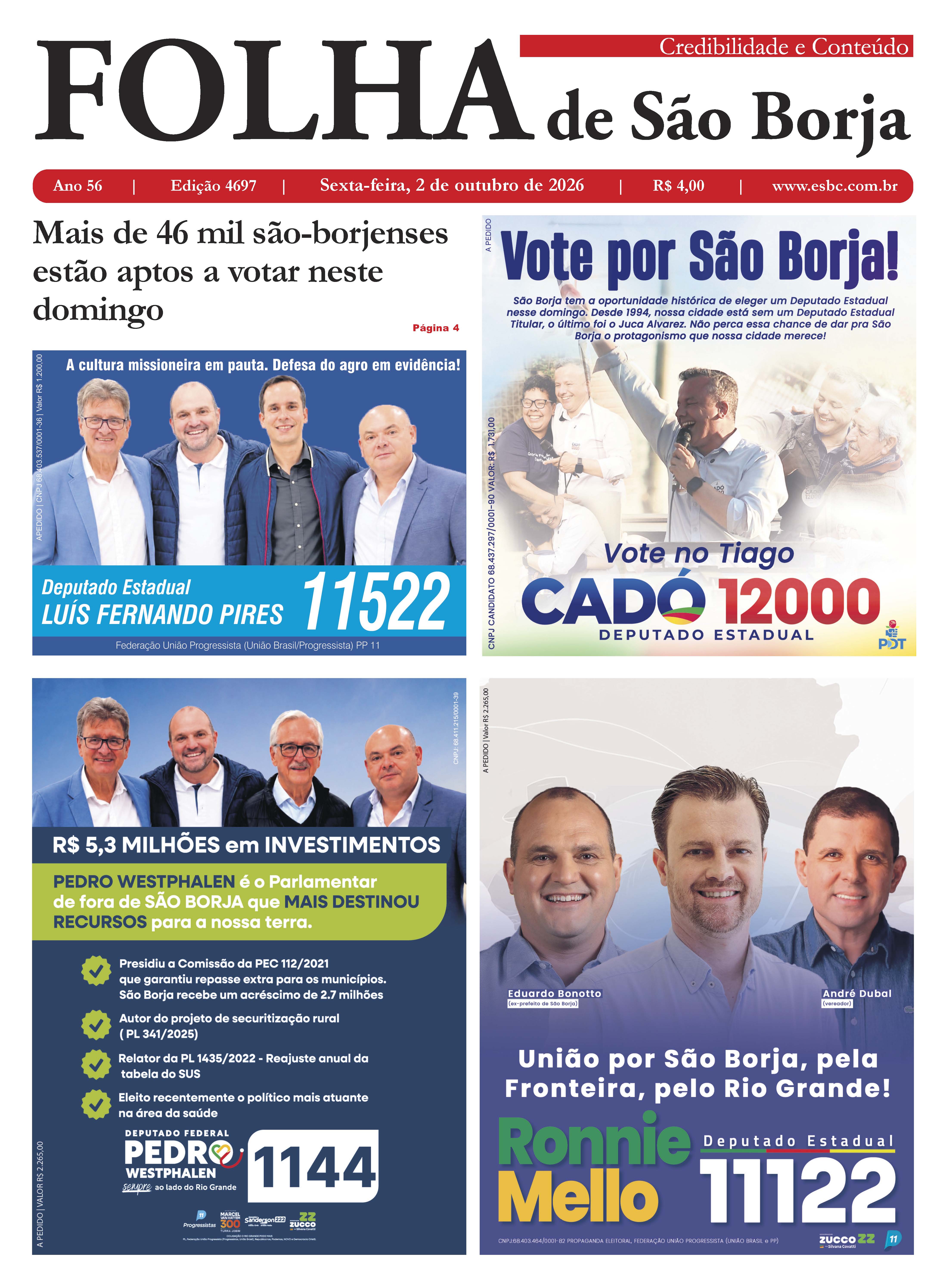 2 de outubro de 2026