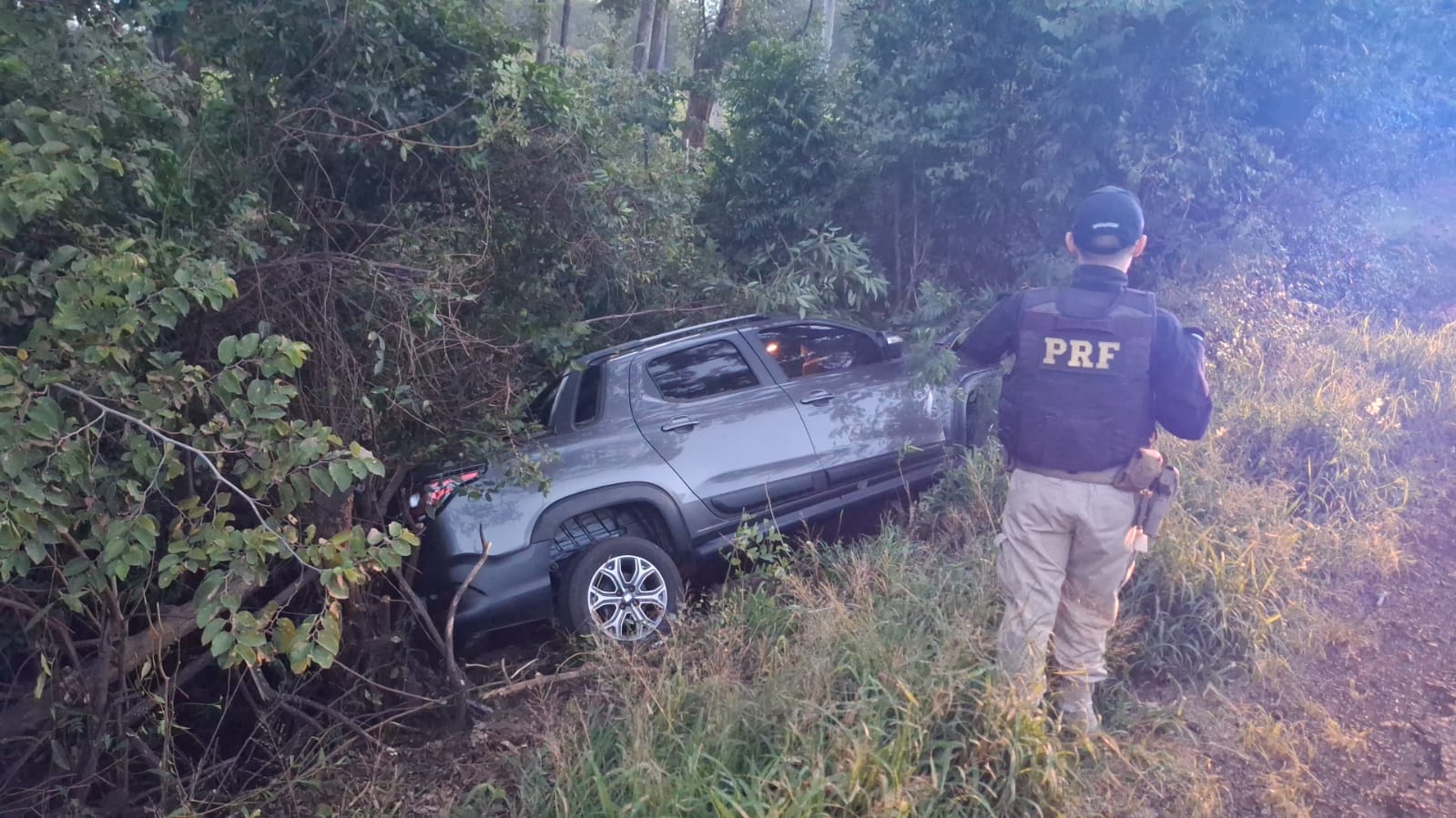 PRF prende motorista embriagado após acidente em São Borja