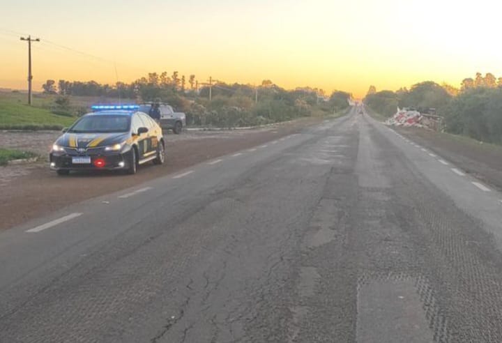 Motorista fica ferido após tombamento de caminhão e ataque de abelhas na BR-285