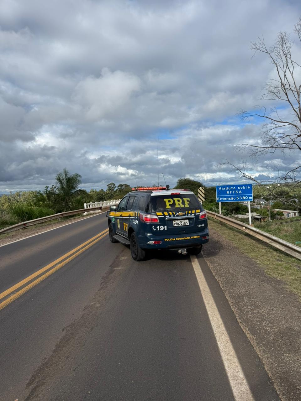 PRF alerta para interdição parcial da BR-287 em Santiago neste sábado