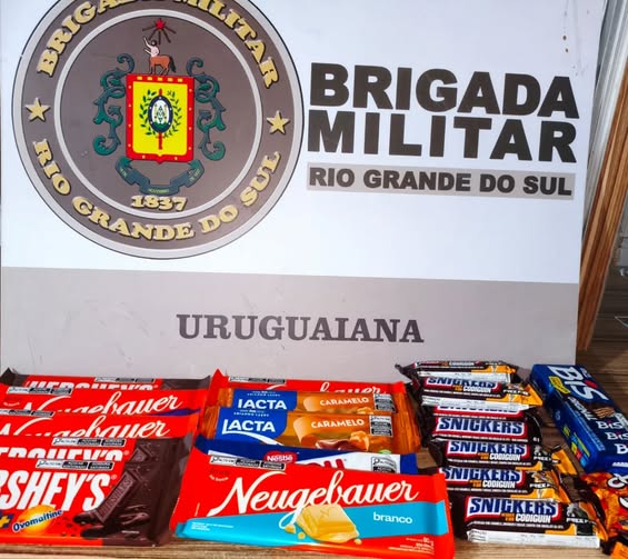 Dois menores são apreendidos após furto de chocolates em Uruguaiana