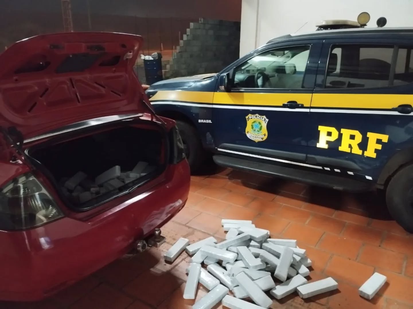 PRF prende homem com 63 quilos de maconha na BR-386, em Seberi