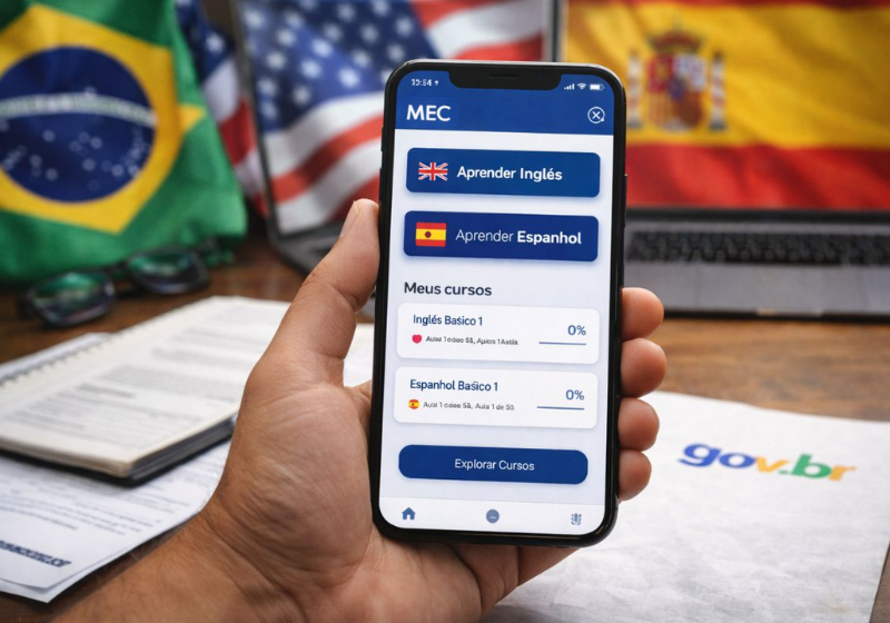 MEC lança plataformas gratuitas com cursos de idiomas e acesso a livros digitais