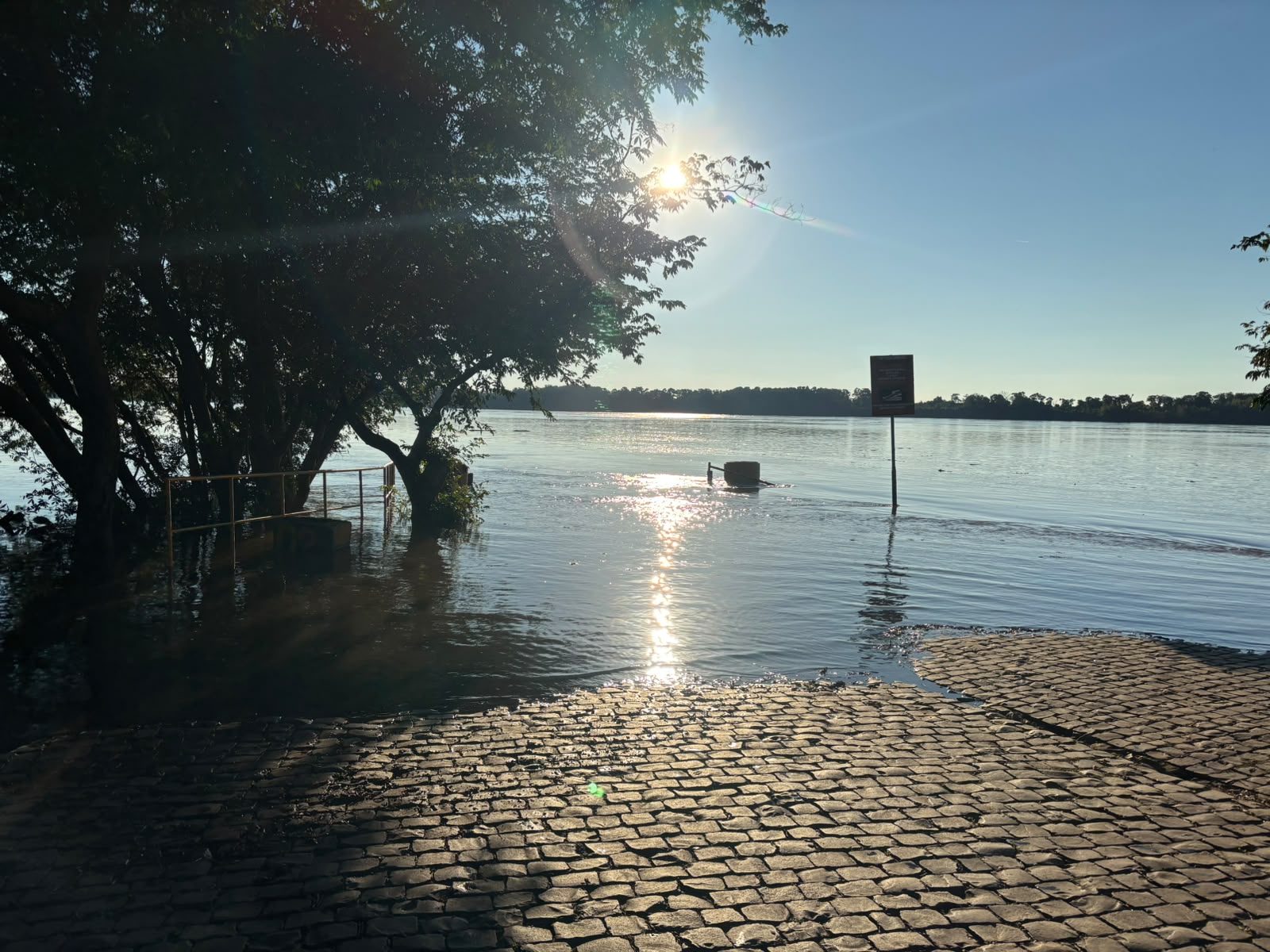 Rio Uruguai sobe para 7,16 metros em São Borja e pode atingir cota de alerta nas próximas horas