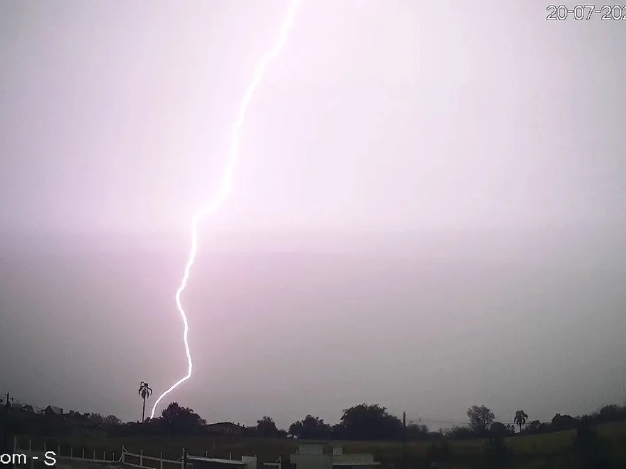 São Borja registrou mais de 3,4 mil raios durante o temporal de domingo