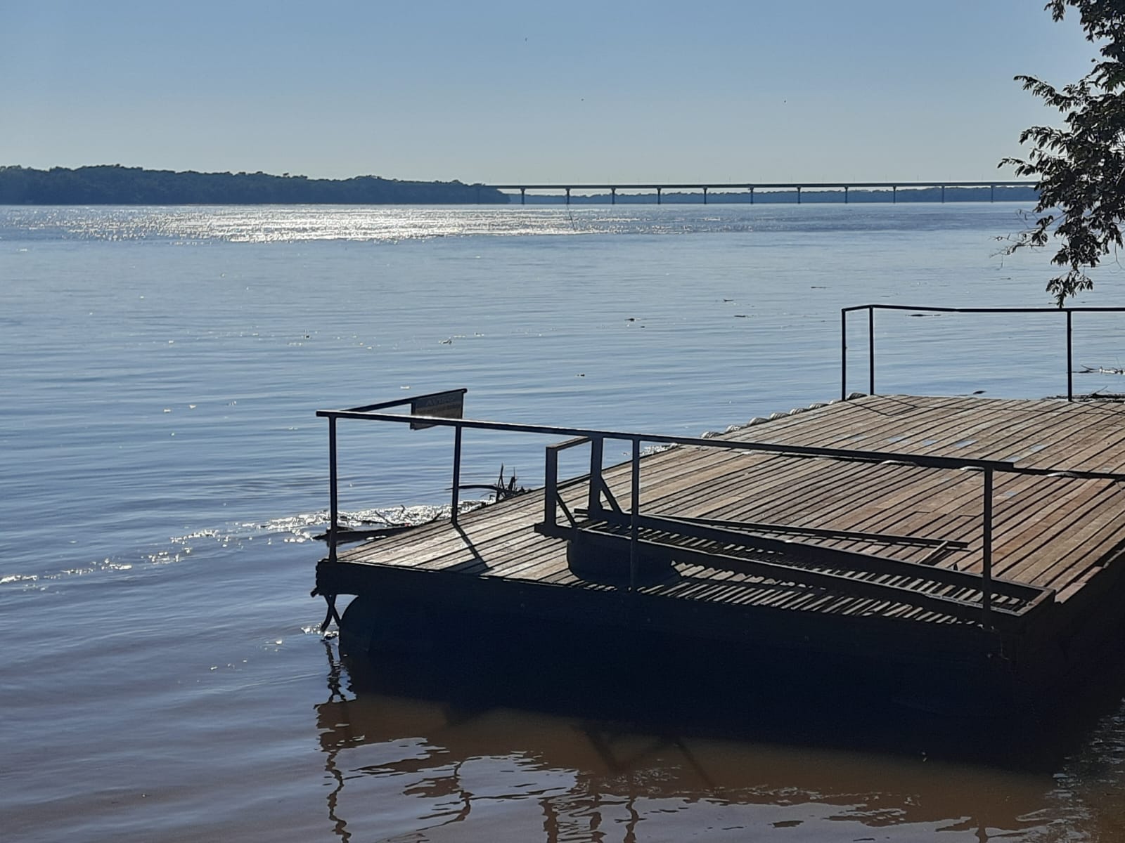 Nível do Rio Uruguai se aproxima da cota de inundação em São Borja