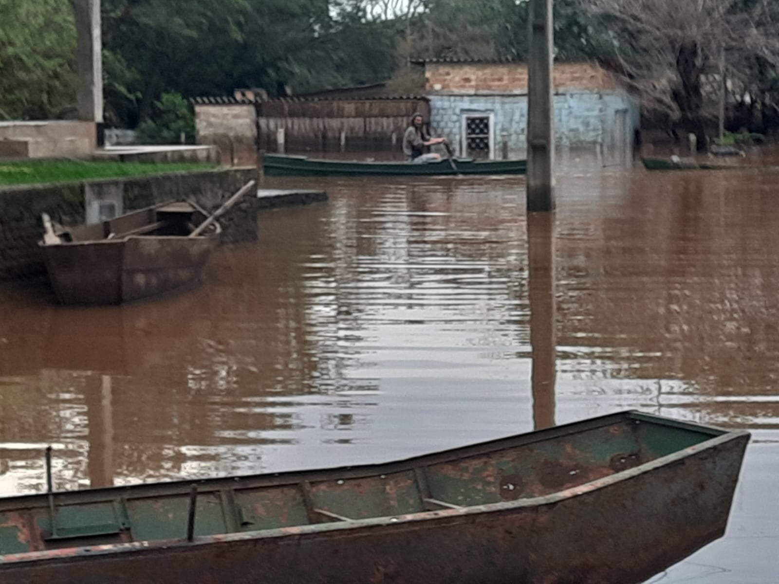 Rio Uruguai começa a baixar em São Borja após atingir pico  de 11,36 metros