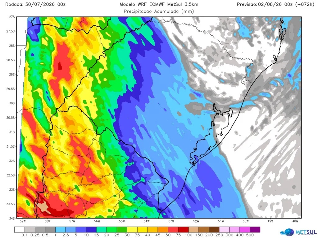 Nova onda de tempestades deve trazer vendavais ao Rio Grande do Sul no fim de semana