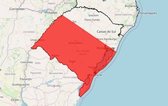 Defesa Civil alerta para risco de temporais severos no Rio Grande do Sul entre quinta e sexta-feira