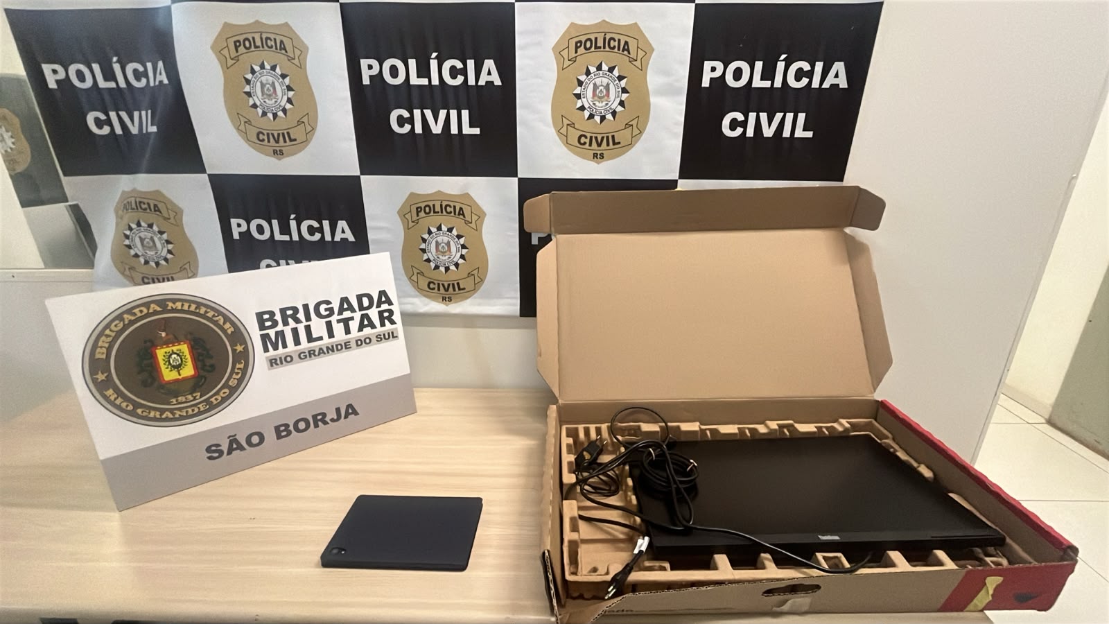 Investigação sobre furto termina com duas prisões em São Borja