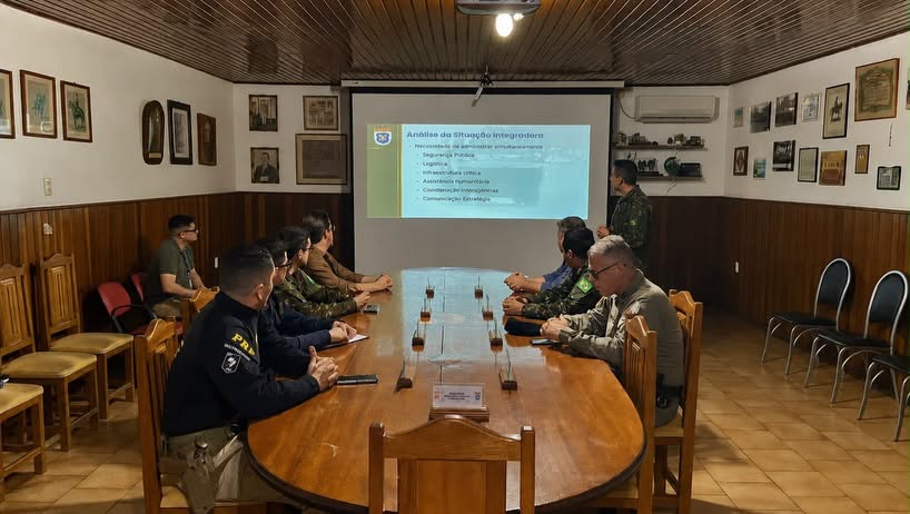 Órgãos de segurança e  Defesa Civil unem forças para ações de emergência em  São Borja