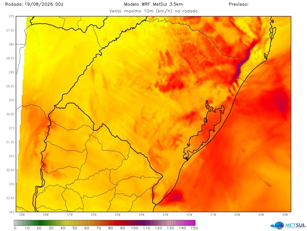 Dois ciclones extratropicais devem trazer chuva, vento e frio ao Sul do Brasil