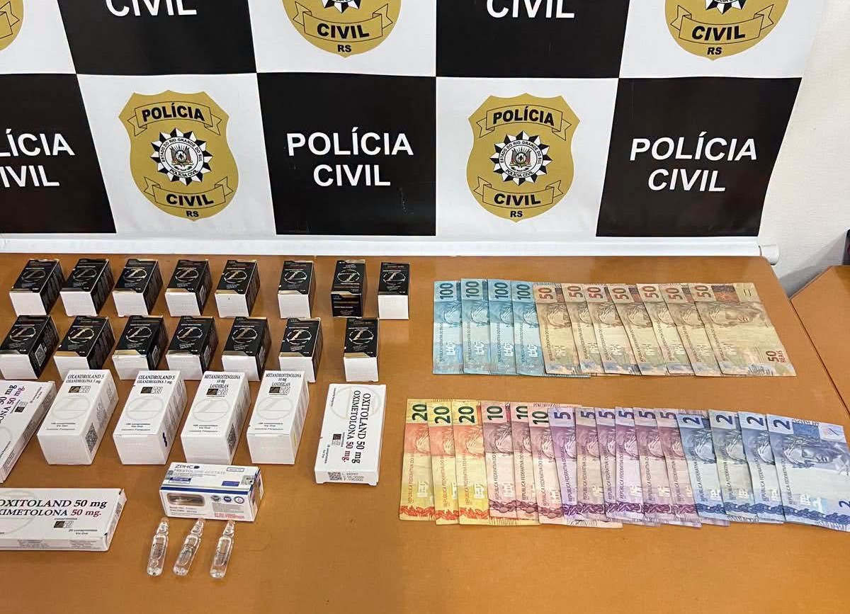 Professor de Educação Física é preso por venda irregular de anabolizantes na Serra Gaúcha