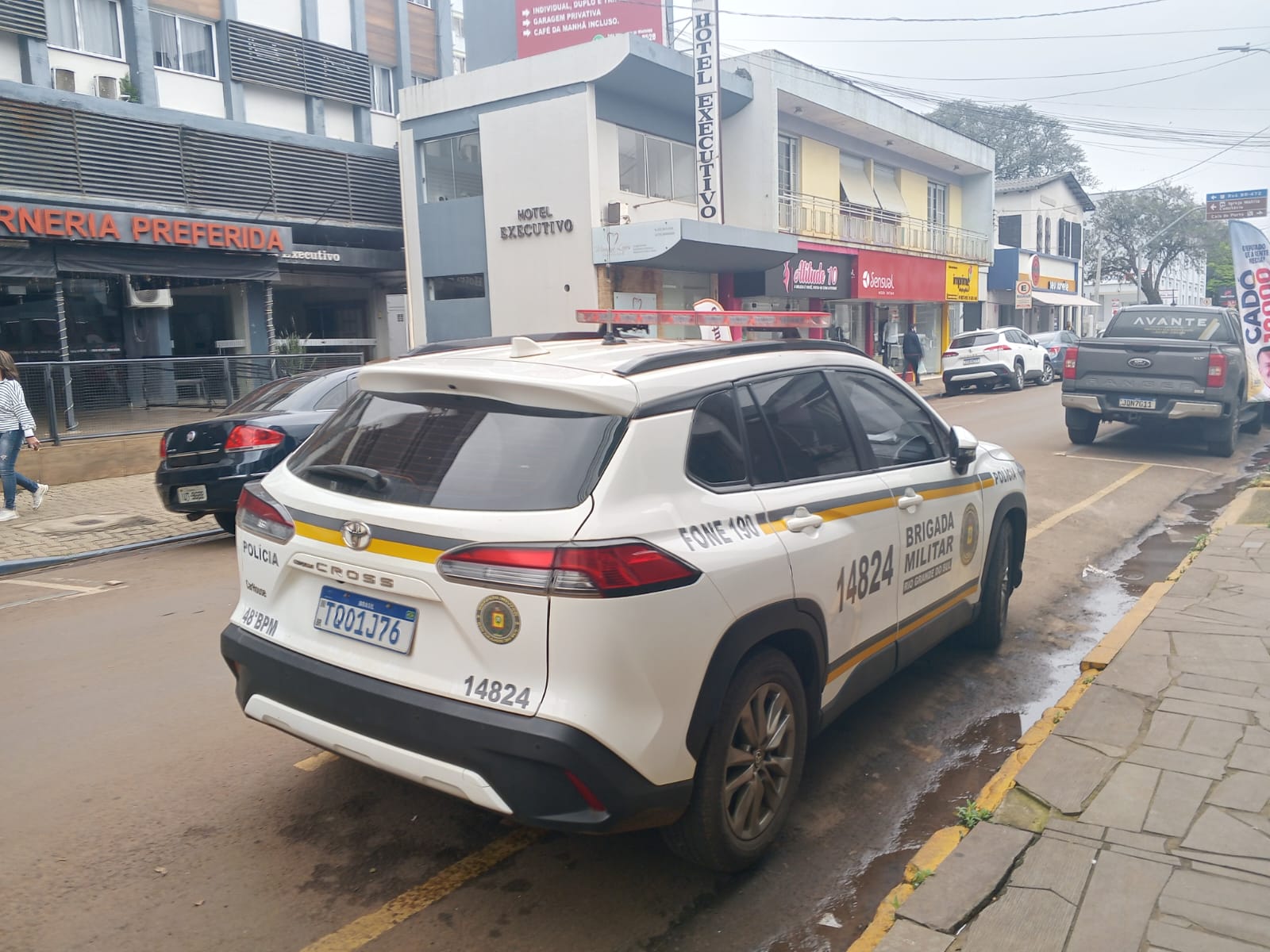 Homem é preso em flagrante por agredir e ameaçar pais idosos em São Borja
