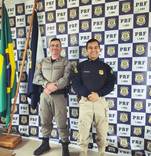 Brigada Militar e PRF discutem ações integradas de segurança em São Borja